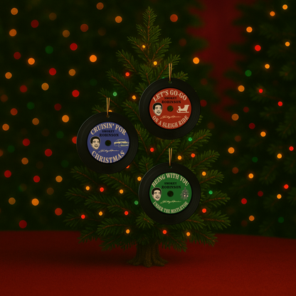 Vinyl Record Christmas Ornament (3 Pack)